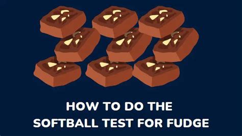 making fudge soft ball test|how to make a good fudge.